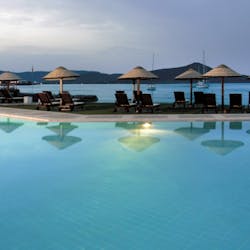 Pool Area at Elounda Peninsula All Suite Hotel, Crete, Greece
