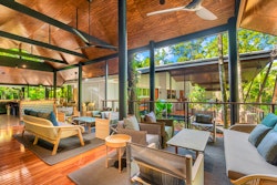 al fresco lounge at silky oaks lodge queensland