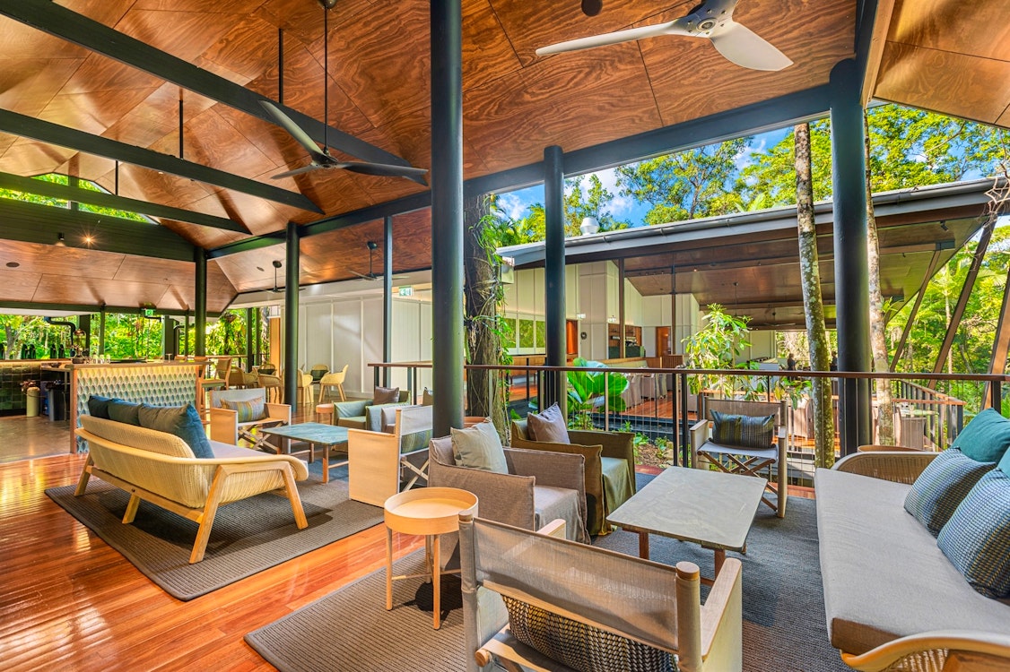 al fresco lounge at silky oaks lodge queensland