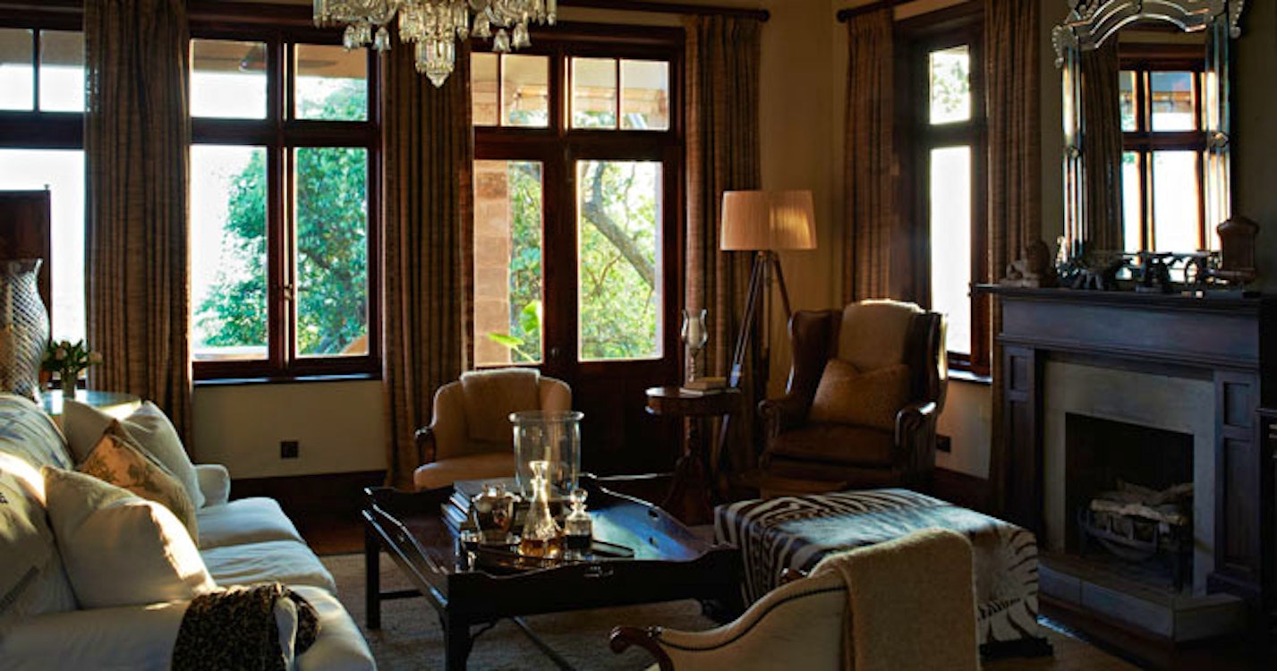 Living Room at Singita Sasakwa Lodge