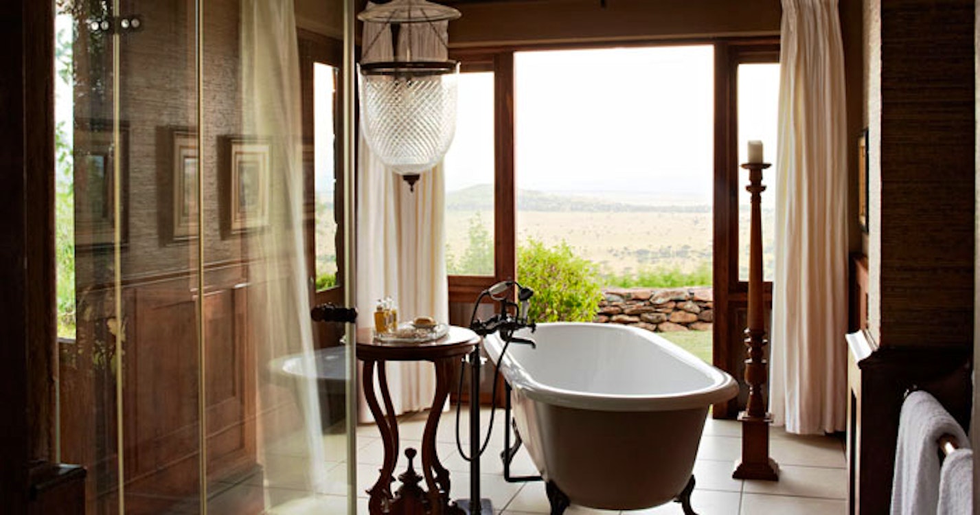 Bathroom at Singita Sasakwa Lodge