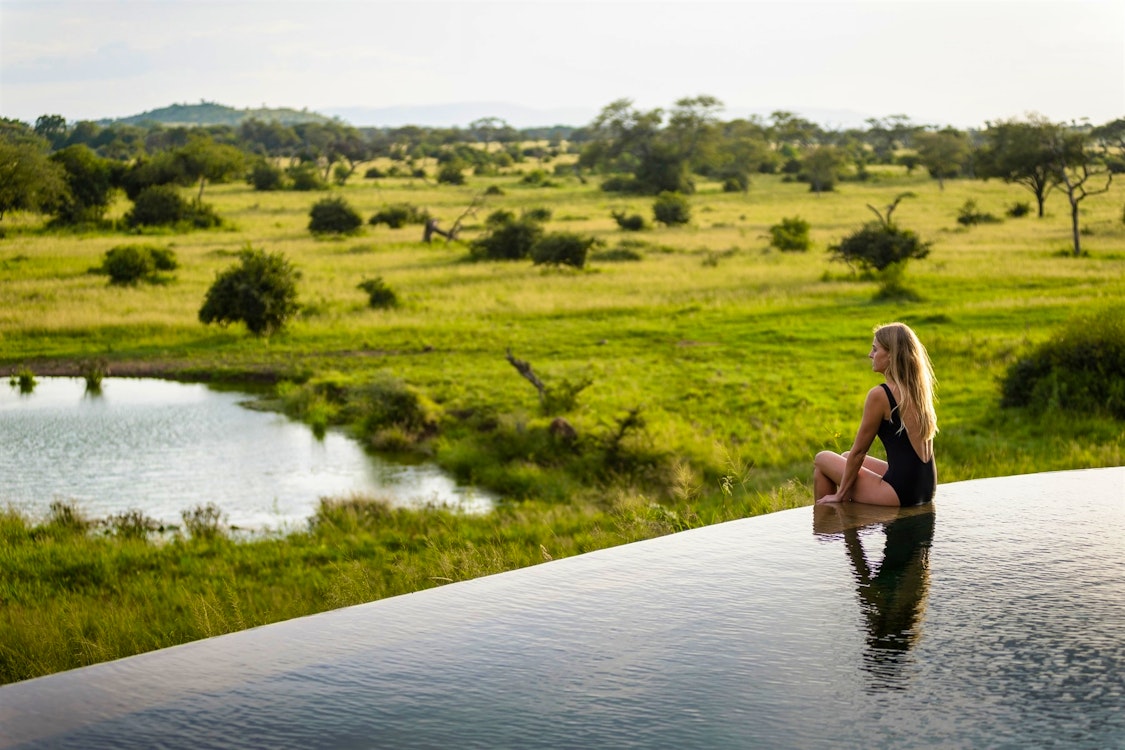 Pool View at  Singita Faru Faru, Serengeti National Park, Tanzania, Africa