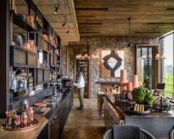 Lodge Bar at Singita Kwitonda Lodge, Rwanda, Africa