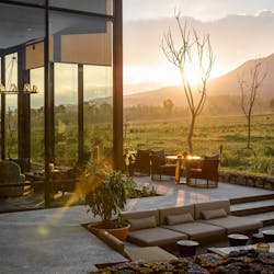 Lodge Exterior at Singita Kwitonda Lodge, Rwanda, Africa