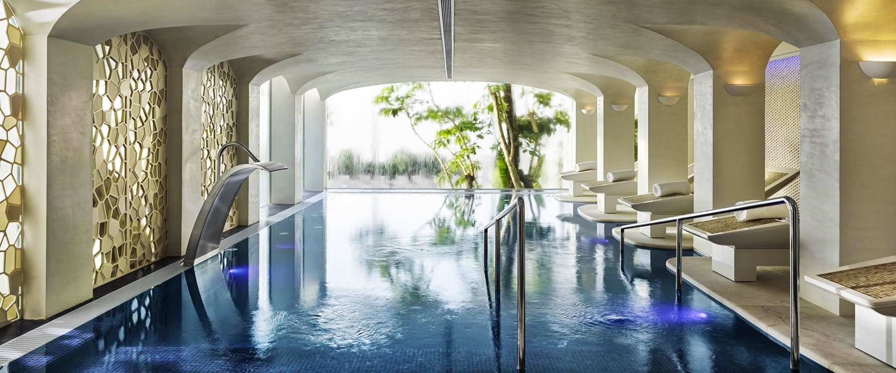 Six Senses Spa Swimming Pool at Nobu Marbella, Costa Del Sol, Spain