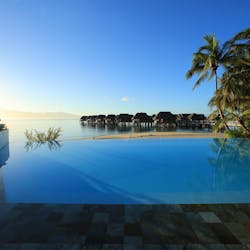 Infinity Pool, Hotel Sofitel Moorea Ia Ora Beach Resort, Moorea, French Polynesia