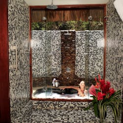 Villa Bathtub, Hotel Sofitel Moorea Ia Ora Beach Resort, Moorea, French Polynesia