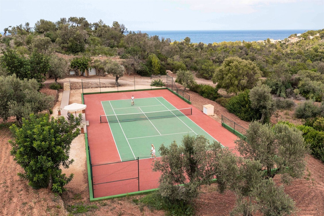 Tennis Court, Son Bunyola Hotel, Mallorca