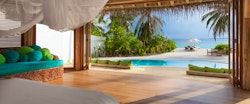 Private Reserve Master Bedroom at Soneva Fushi, Maldives, Indian Ocean