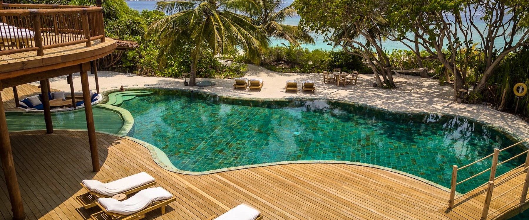 Private Pool in Villa 42 at Soneva Fushi, Maldives, Indian Ocean 