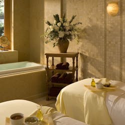Spa treatment room at The Resort At Pelican Hill, California