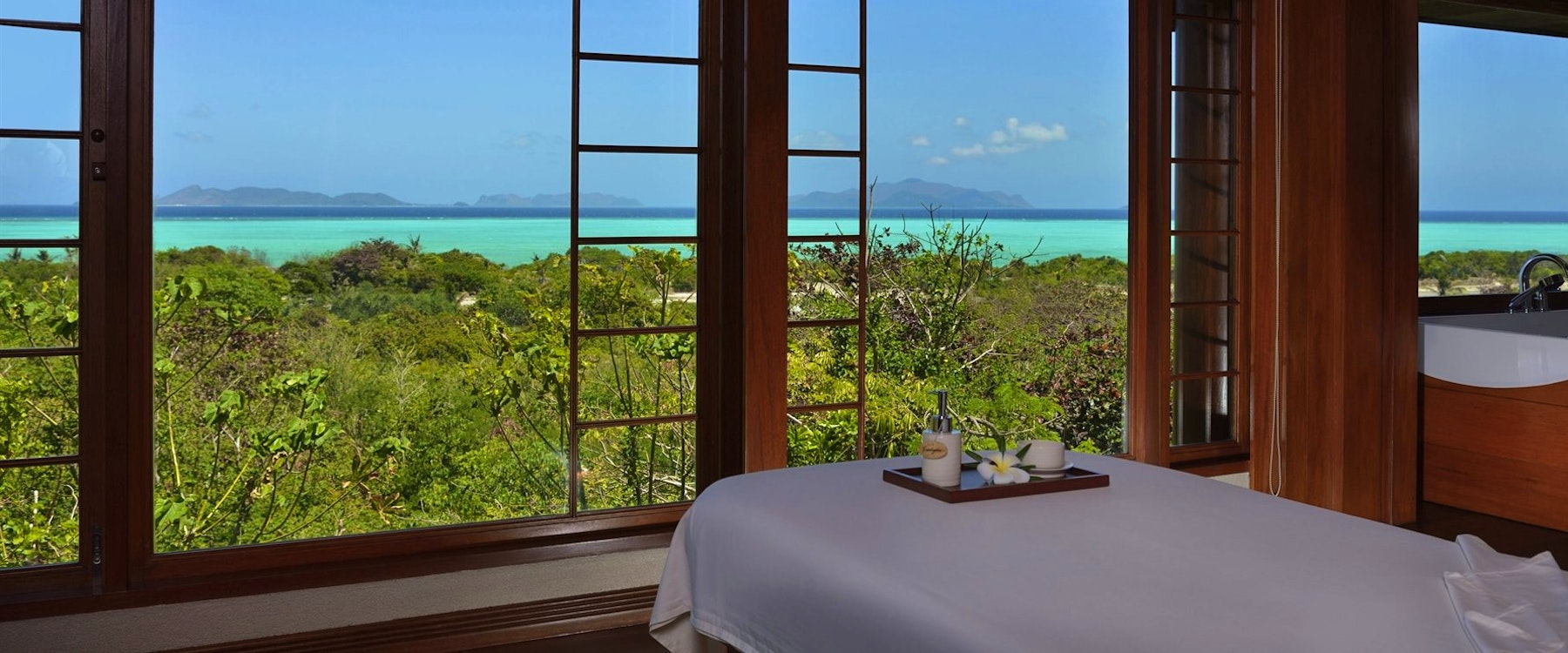 Spa treatment room at Amanpulo, Palawan