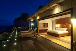 Private Terrace, Split Apple Retreat, New Zealand