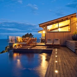 Infinity Pool, Split Apple Retreat, New Zealand