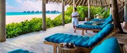 Spa Relaxation Lounge at Six Senses Laamu, Maldives, Indian Ocean
