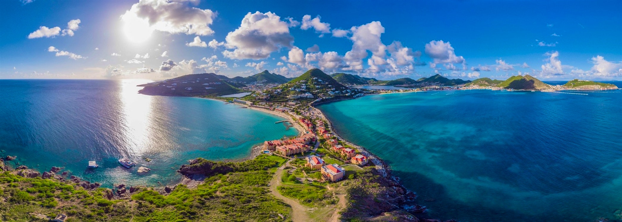 St Martin view, Classic Caribbean Yacht Harbours with Barbados, Seabourn Cruise