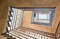 Up the staircase at Can Bordoy Grand House & Garden