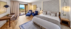 Blue Oasis Bedroom at The St Regis Mardavall Mallorca Resort, Spain