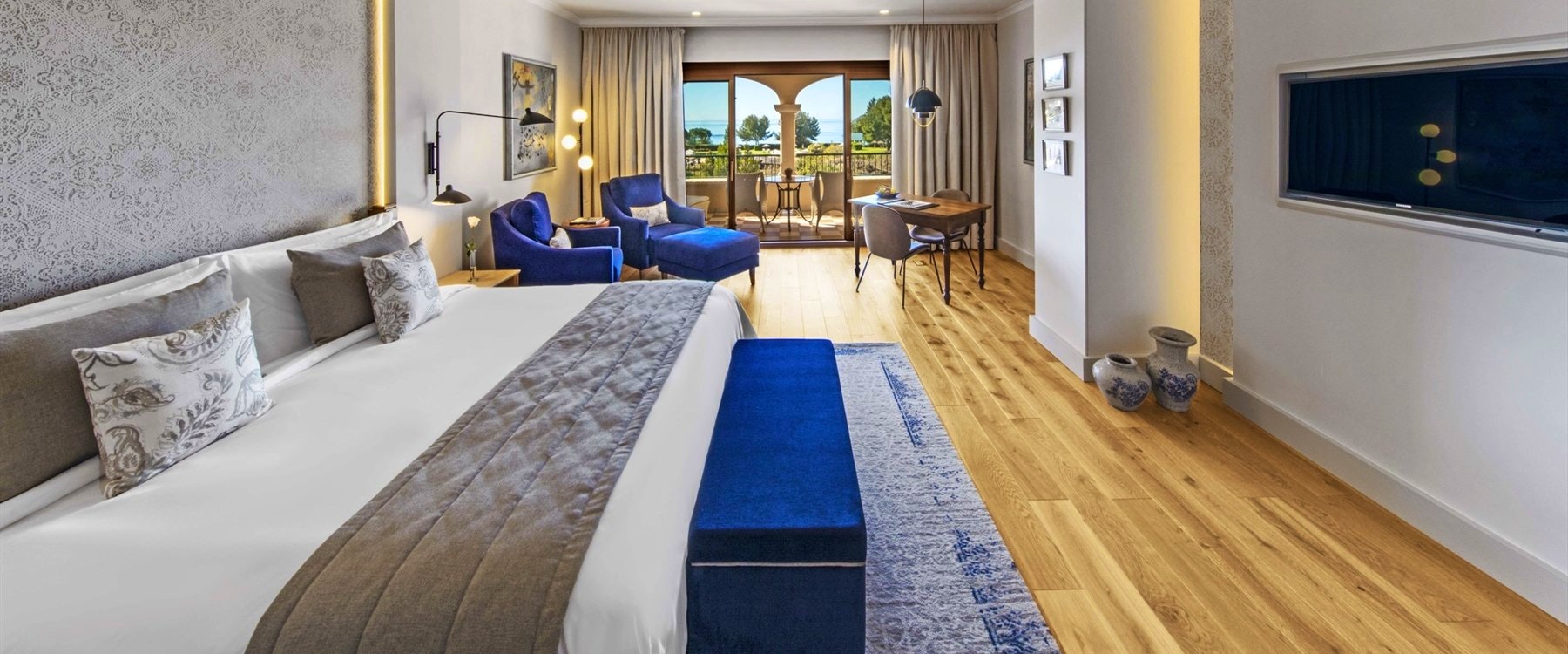 Bedroom at The St Regis Mardavall Mallorca Resort, Spain