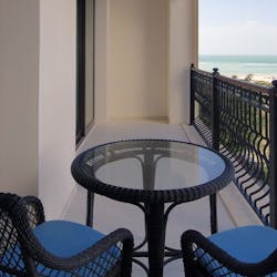 Beautiful view from Astor Suite Balcony at The St. Regis Saadiyat Island Resort, Abu Dhabi