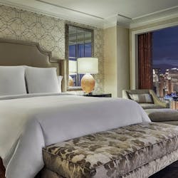 strip view room at four seasons hotel las vegas