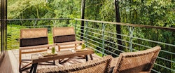 balcony at Nyungwe Forest Lodge