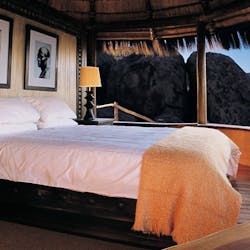 Suite bedroom at Mowani Mountain Camp