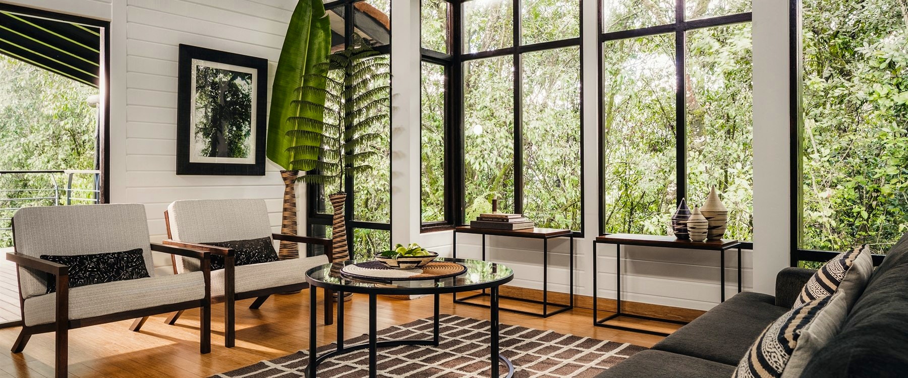 Living Room at Nyungwe Forest Lodge