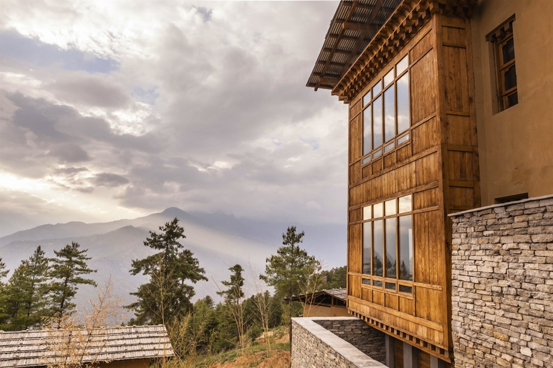 Suites Exterior, Six Senses Paro, Bhutan
