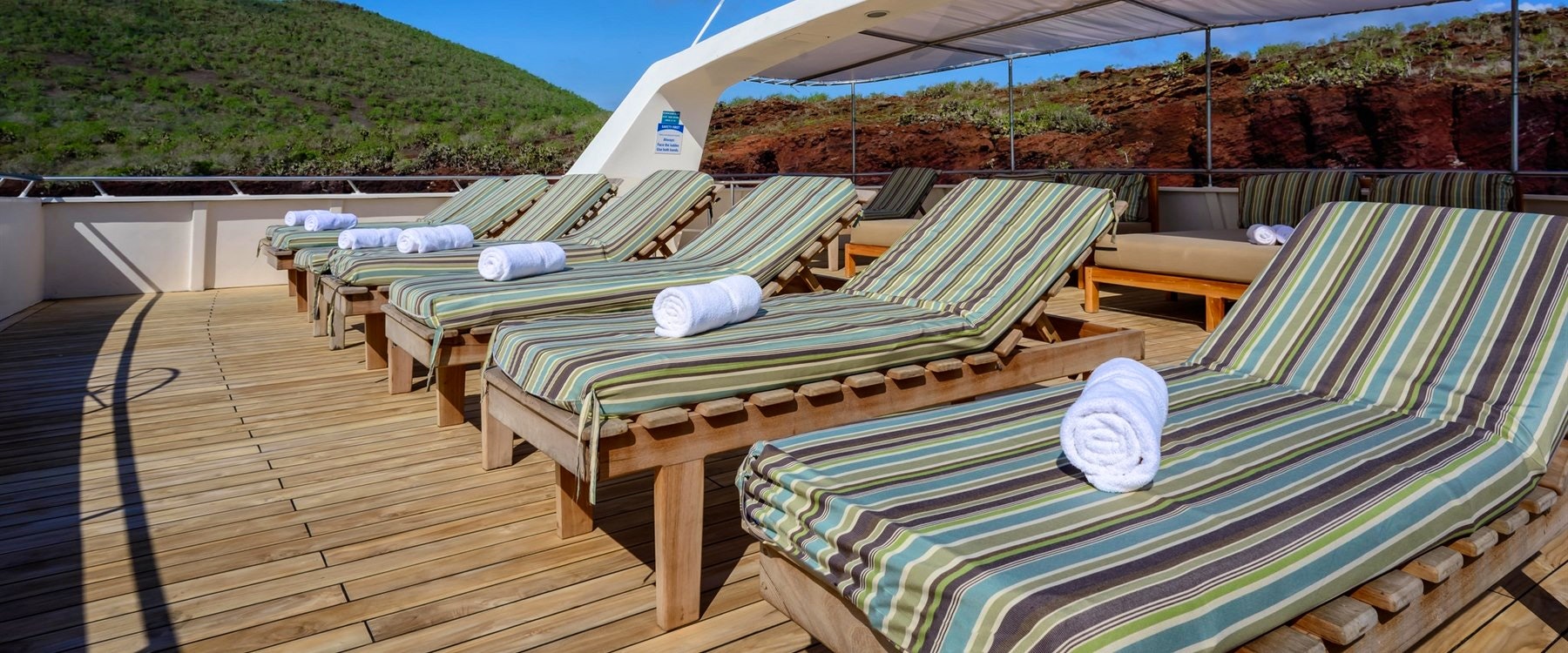 sun deck, M/C Seaman Journey