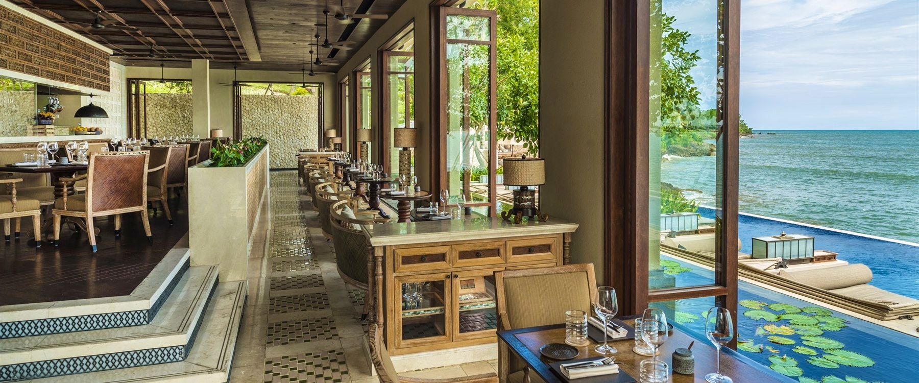 Sundara restaurant at Four Seasons Resort Bali at Jimbaran Bay