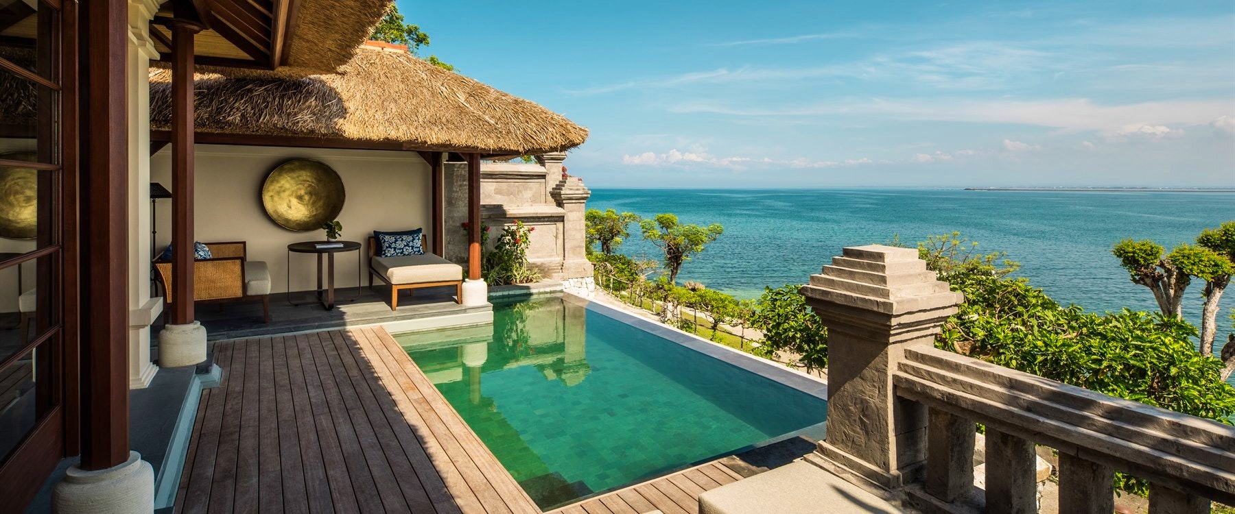 Infinity pool at Four Seasons Resort Bali at Jimbaran Bay