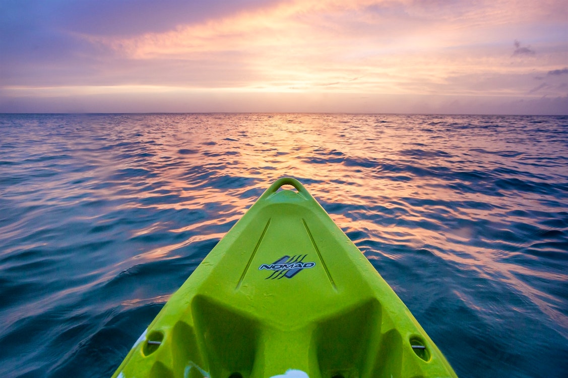 Sunset Kayaking, Secret Bay, Dominica, Caribbean