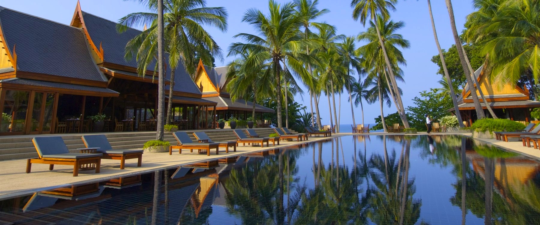 Swimming Pool at Amanpuri, Phuket, Thailand