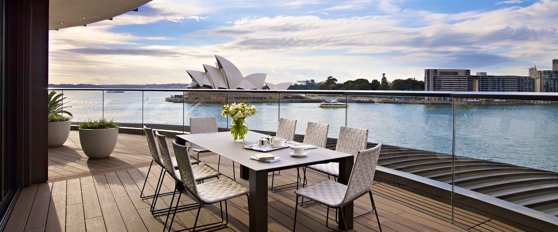sydney suite outdoor terrace at park hyatt sydney