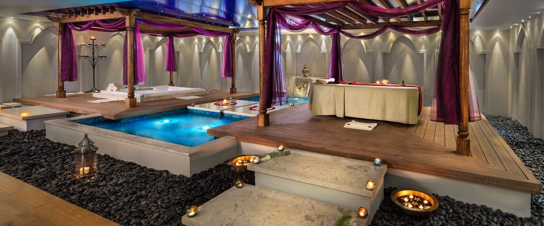 Talise ottoman spa treatment room at Jumeirah Zabeel Saray, Dubai