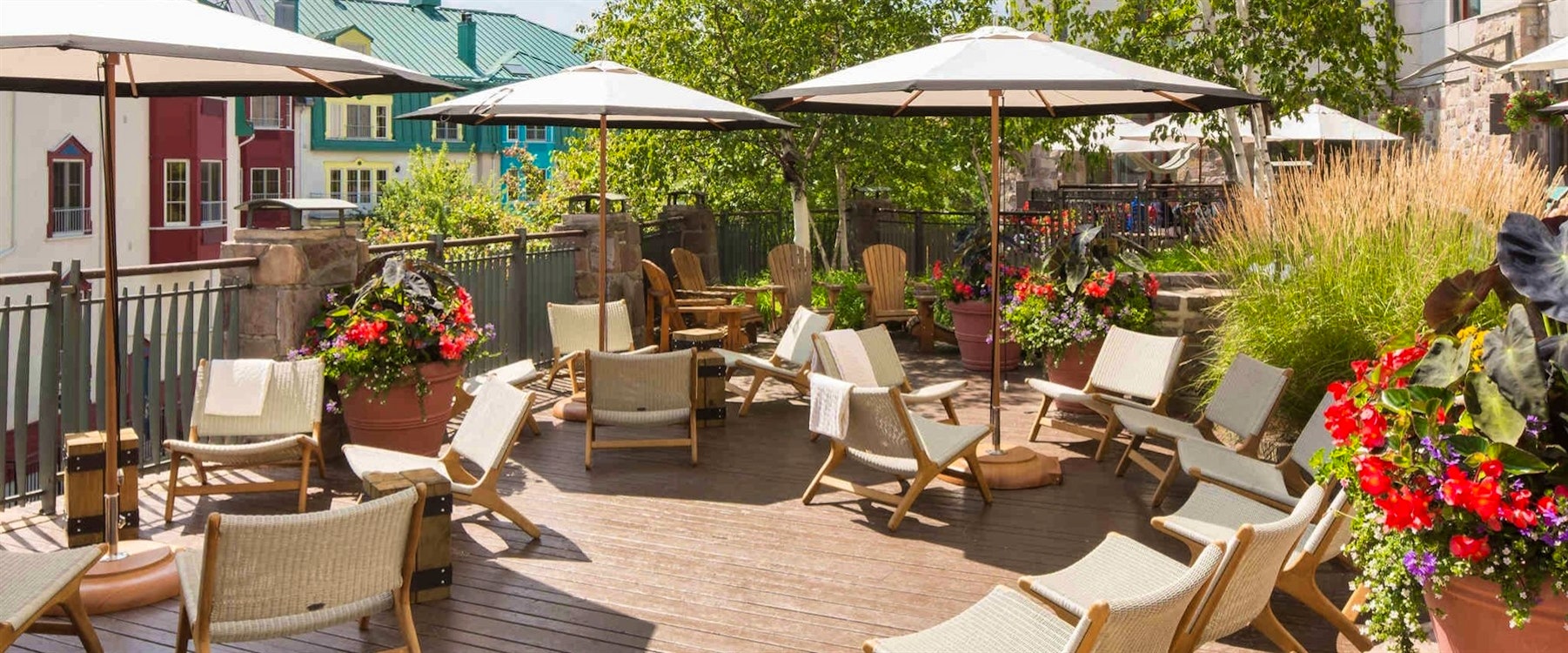 Terrace Area at Fairmont Tremblant, Mont Tremblant 