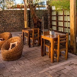 Oudoor lounge area, Terrantai Lodge