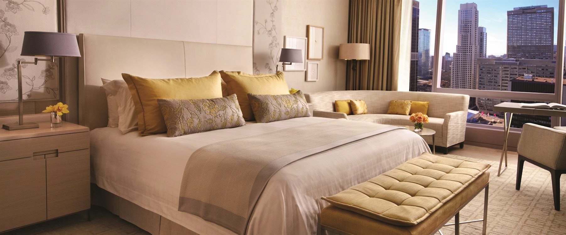 Bedroom at Four Seasons Hotel Toronto