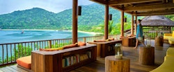 The bar at Six Senses Ninh Van Bay, Vietnam
