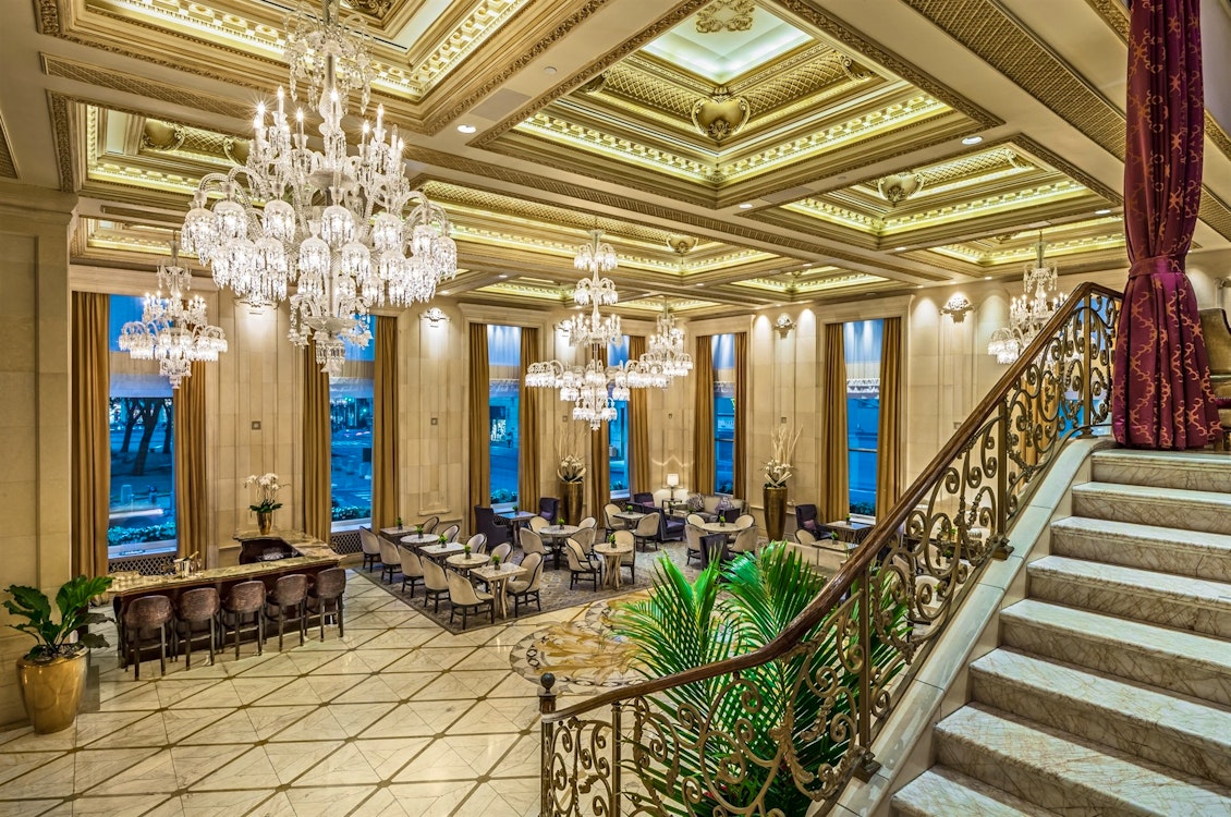 Champagne Bar and Lobby at The Plaza, New York