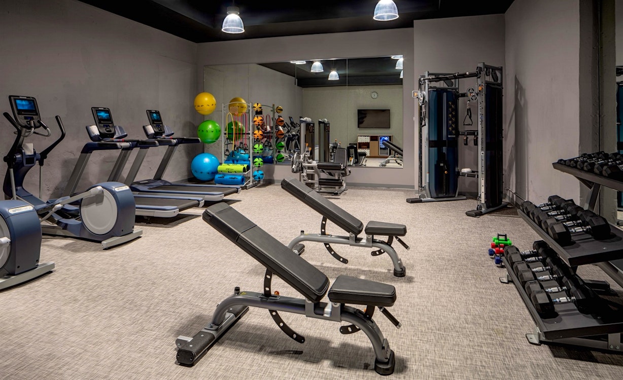 Fitness Centre, The Eliza Jane, New Orleans, Louisiana, USA