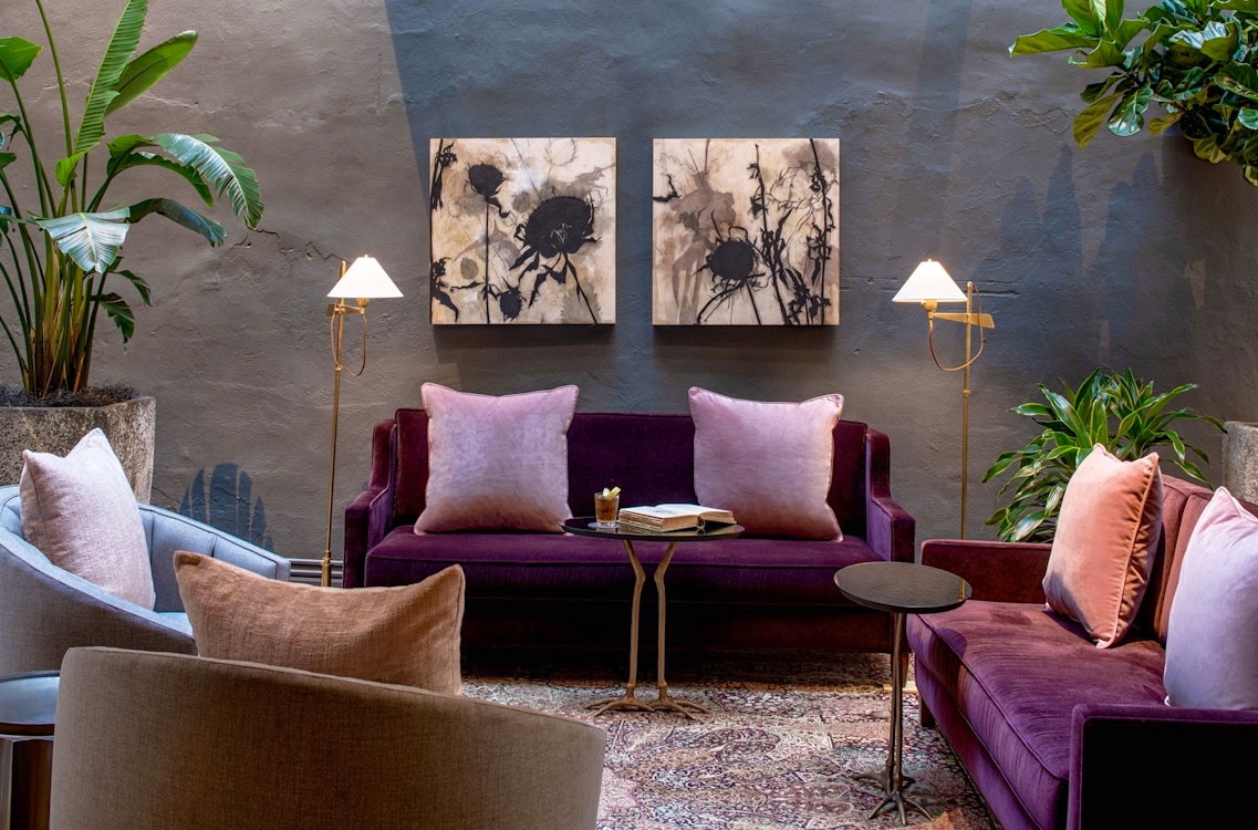 Lobby, The Eliza Jane, New Orleans, Louisiana, USA