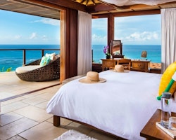 The Great House room at Necker Island, British Virgin Islands
