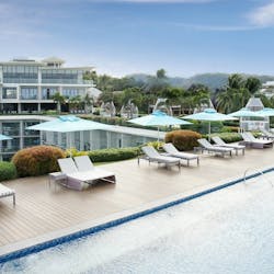 Infinity pool at The Lind Boracay, Philippines
