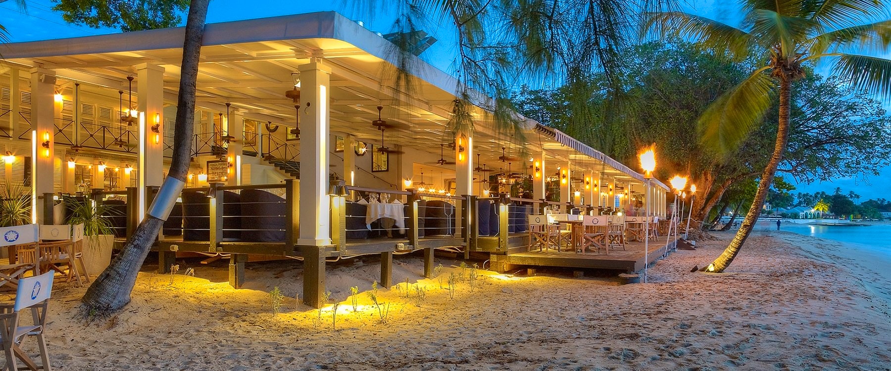 Beachfront Restaurant at The Lone Star, Barbados