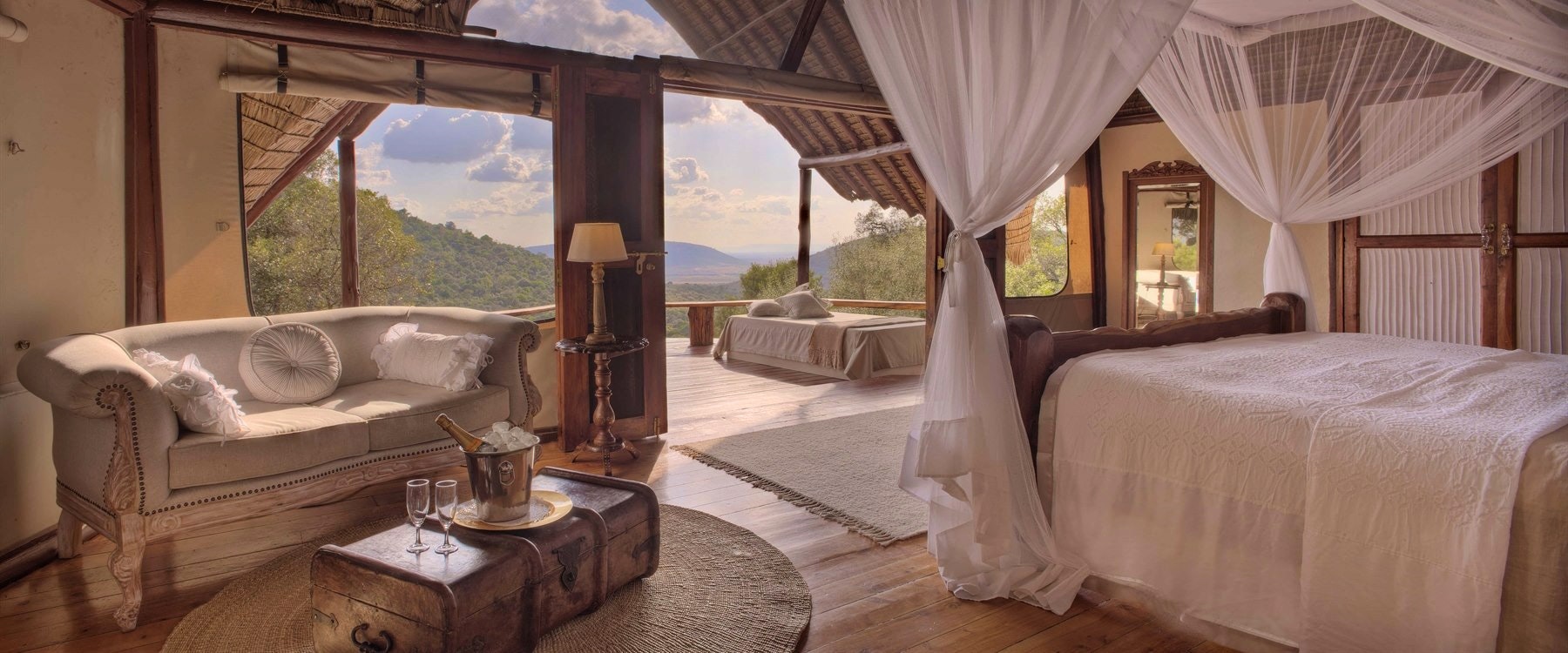 Love shack themed cottage at  at Saruni Mara Lodge