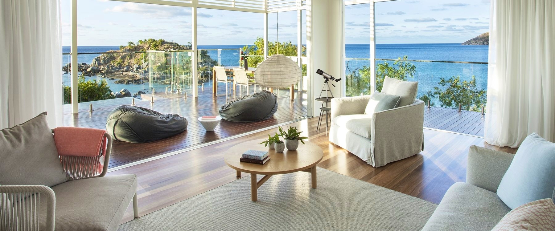 The pavilion living area, Lizard Island, Great Barrier Reef Island