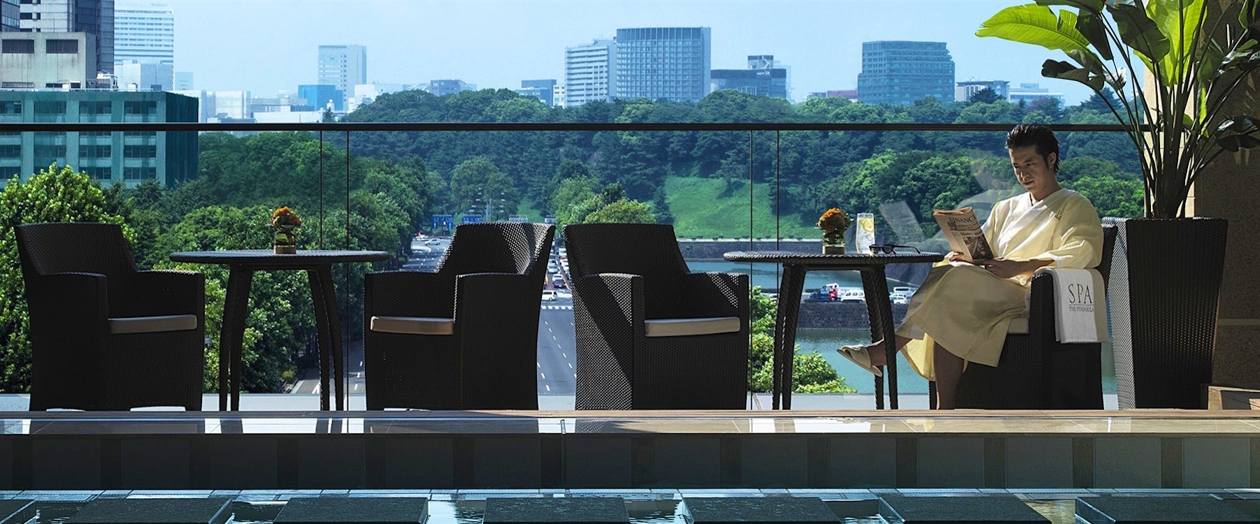 Pool Terrace at The Peninsula Tokyo, Japan