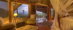 The photographers studio at at Saruni Mara Lodge